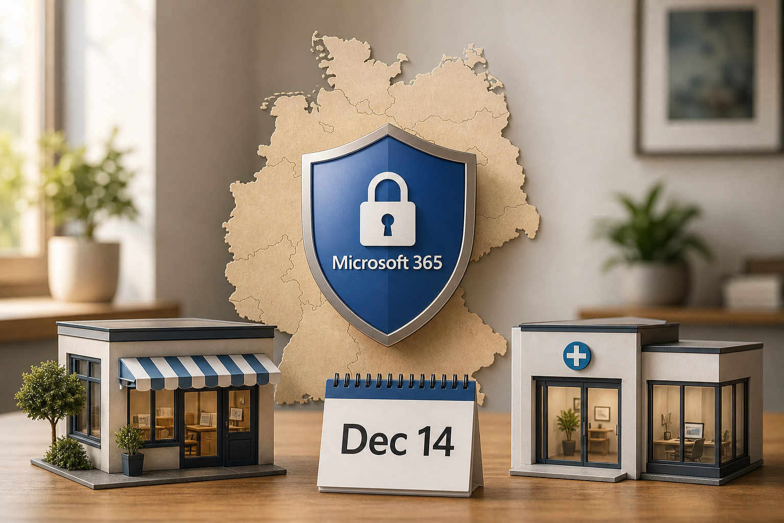 Microsoft 365 Speicherort Deutschland: Einstellung bis 14. Dezember prüfen